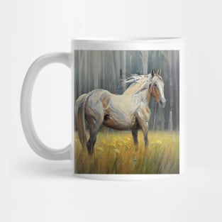 portrait of a bay horse Mug